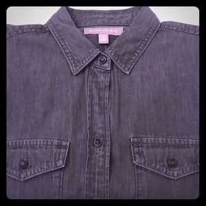 Banana Republic women’s denim jean button down S